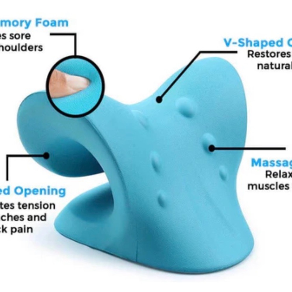 Pink Cervical Traction Pillow - Picture 2 of 2